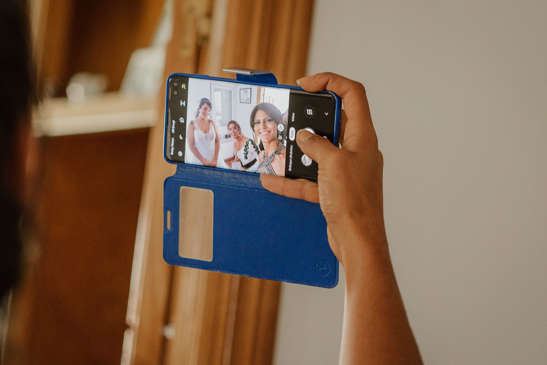 Preparativos de la novia